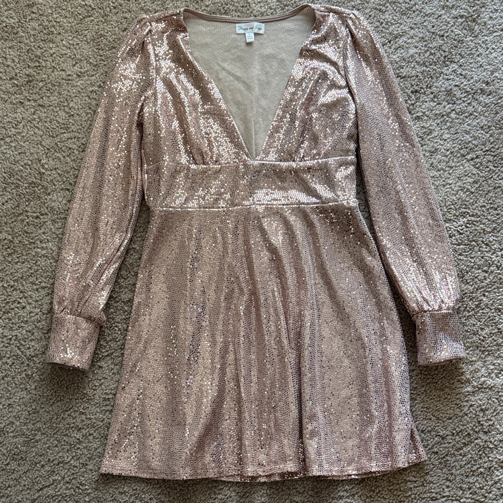 Honey and Rosie Beige Knit Top